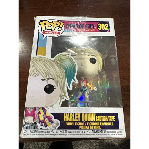 Funko‎ Pop! Vinyl: DC Universe - Harley Quinn Caution Tape #302 - Picture 1 of 3